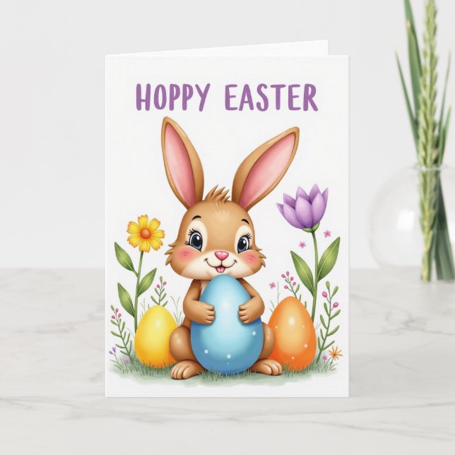 Fröhliche Ostern Freund Karte (Vorderseite)