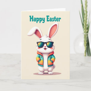 Fröhliche Ostern Hasen Freund Karte