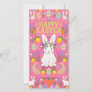 Fröhliche Ostern Hasen Karte