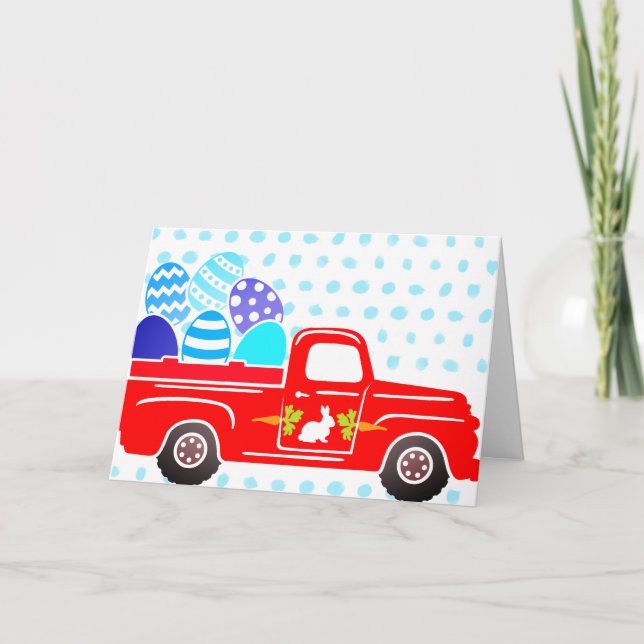 Fröhliche Ostern Karte (Vorderseite)