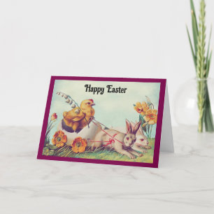 Fröhliche Ostern Karte für ein Kind