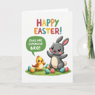 Fröhliche Ostern Lustige Hühnerkarte Karte