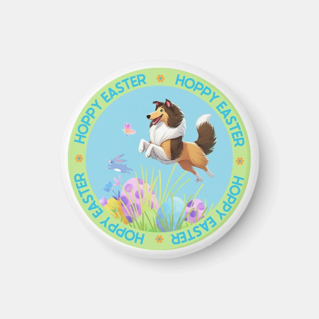 Fröhliche Ostern Magnet (Vorne)
