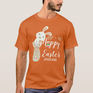 Fröhliche Ostern, Osterhasen, niedliche Familie T-Shirt
