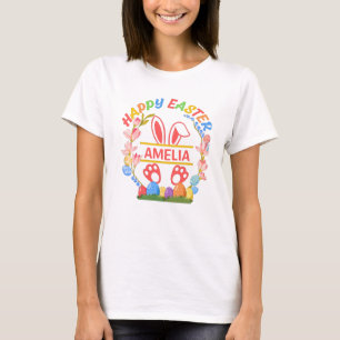 Fröhliche Ostern Personalisiert T-Shirt