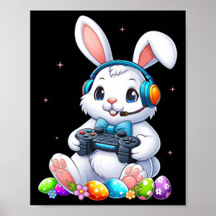 Fröhliche Ostern Shirts Hase Ei Lustig Jungen Mädc Poster