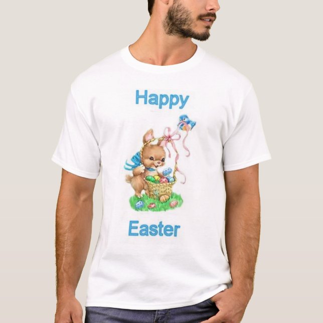 Fröhliche Ostern T-Shirt (Vorderseite)