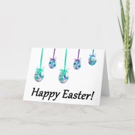 Fröhliche Ostern! (Ukrainisch-inspiriert) Karte