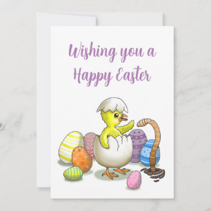 Fröhliche Ostern wünschen Feiertagskarte