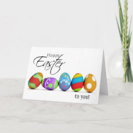 Fröhliche Ostern wünschen Karte