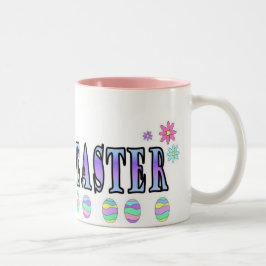Fröhliche Ostern Zweifarbige Tasse