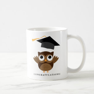 Fröhliche Owl Graduate   Klasse des Abschlusses 2 Kaffeetasse