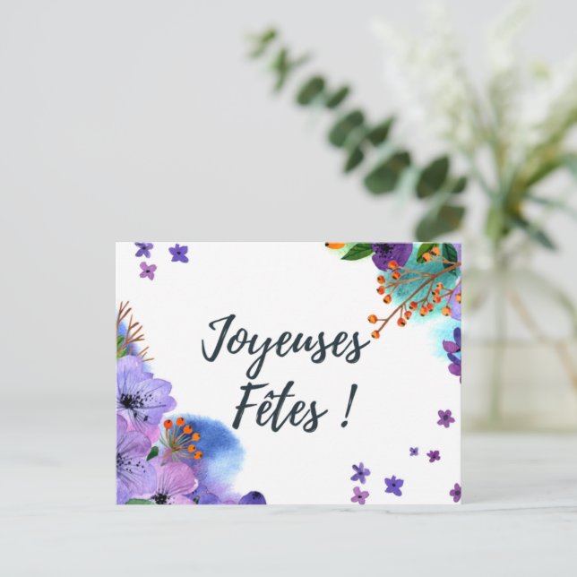 Fröhliche Partys Postkarte (Stehend Vorderseite)