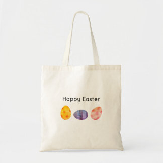 Fröhliche Pastell-Osterhaseneier Frohe Ostern Tragetasche