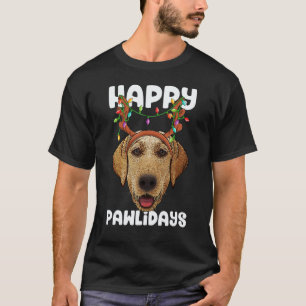 Fröhliche Pawlidays Labrador Retriever Weihnachten T-Shirt