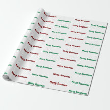 Fröhliche Pfadfinder-Weihnachten Trupp Geschenkpap