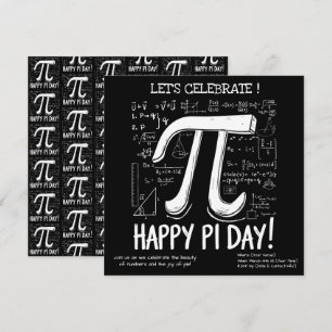 Fröhliche Pi-Tag-Party-Einladung – Spaß mit Mathe