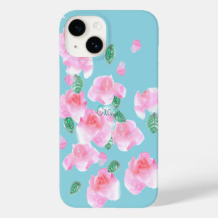 Fröhliche Pink Roses iPhone Case