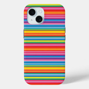 Fröhliche Regenbogenstreifen Case-Mate iPhone Hülle