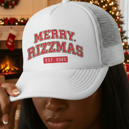 Fröhliche Rizzmas Athletic Sports Lustiges Weihnac Truckerkappe