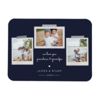 Fröhliche Sentiments Schnappschuss Foto Magnet