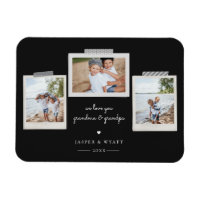 Fröhliche Sentiments Schnappschuss Foto Magnet
