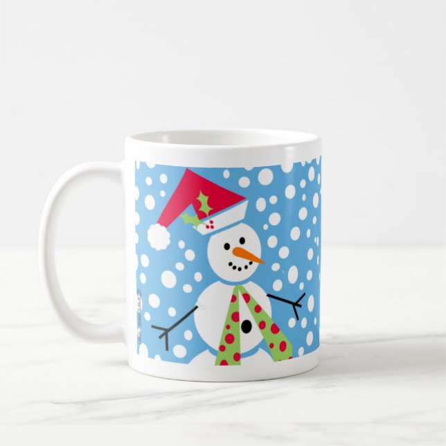 Fröhliche Snowmen-Tasse Tasse (Links)