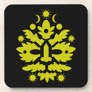 fröhliche Sommersonne Mittelsommer Getränkeuntersetzer