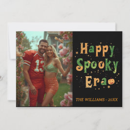 Fröhliche Spooky-Ära-Karte, Foto Halloween 2026 Einladung