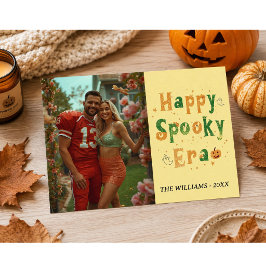 Fröhliche Spooky-Ära-Karte, Foto-Halloween 2026 Einladung