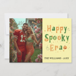 Fröhliche Spooky-Ära-Karte, Foto-Halloween 2026 Einladung