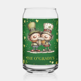 Fröhliche St. Patrick’s Day Party-Illustration Dosenglas