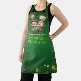Fröhliche St. Patrick’s Day Party-Illustration Schürze