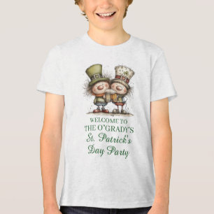 Fröhliche St. Patrick’s Day Party-Illustration Tri-Blend Shirt