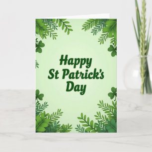 Fröhliche St. Patrick's Day Karte