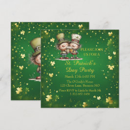 Fröhliche St. Patrick's Day Party-Einladung Einladung