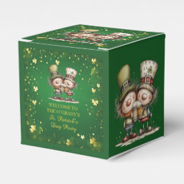 Fröhliche St. Patrick's Day Party-Illustration Geschenkschachtel