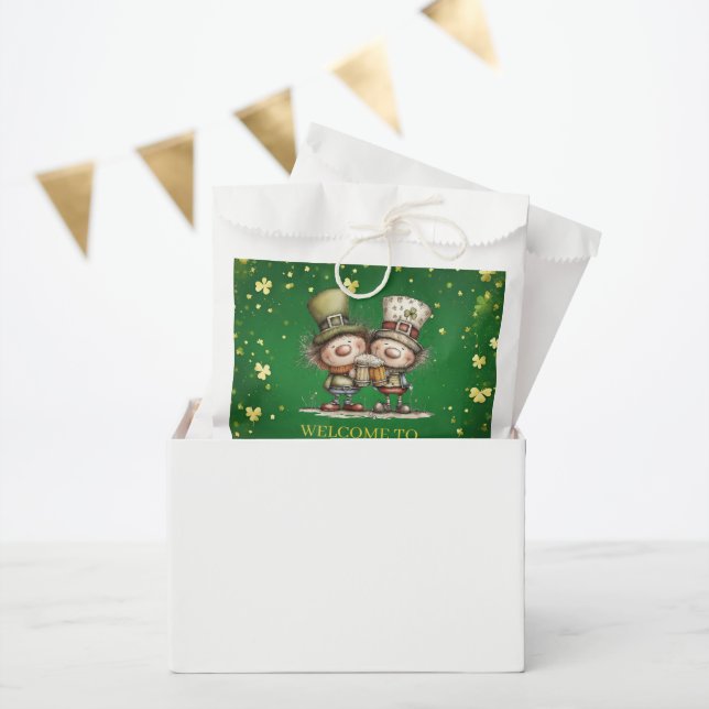 Fröhliche St. Patrick's Day Party-Illustration Geschenktütchen (Party)