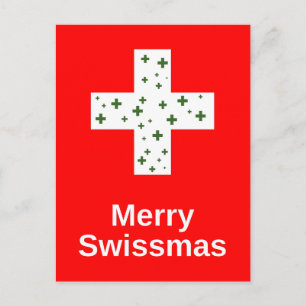 Fröhliche Swissmas! Weihnachten und Feiertage Postkarte