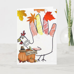 Fröhliche Thanksgiving Day-Grußkarte Feiertagskarte