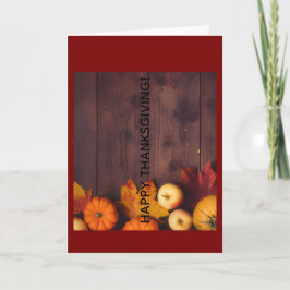 Fröhliche Thanksgiving-Grußkarte Karte