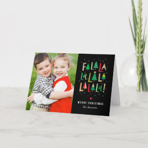 Fröhliche Treppen Weihnachtskarten Feiertagskarte