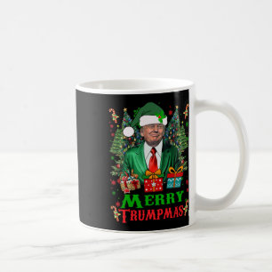Fröhliche Trumpmas Weihnachten Trump Vintag Ugly Kaffeetasse