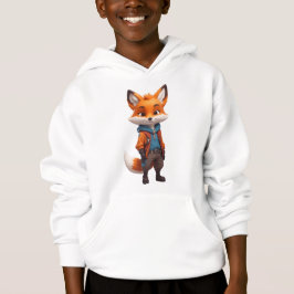 fröhliche und abenteuerliche Fox-Illustration Hoodie