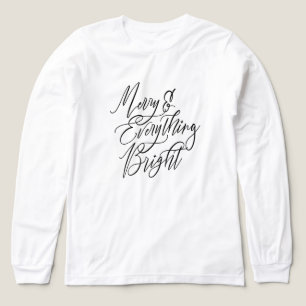 Fröhliche und alles helle Feiertage Weihnachten Tri-Blend Shirt