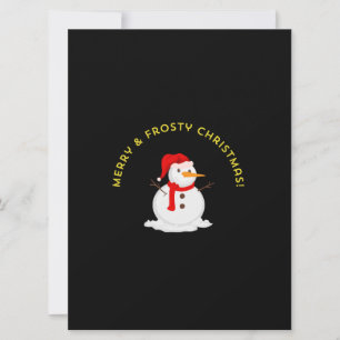 Fröhliche und frostige Weihnachten Karte