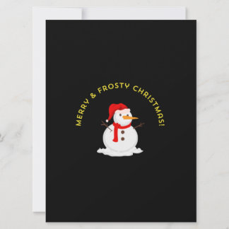 Fröhliche und frostige Weihnachten Karte