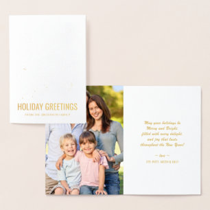 Fröhliche und helle folienkarte