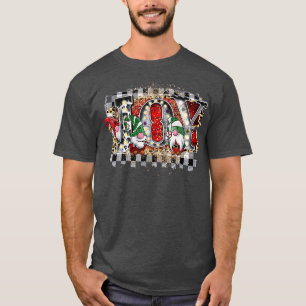 Fröhliche und helle gnomes Weihnachten beleuchtet T-Shirt
