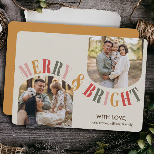 Fröhliche und helle Moderne Foto Weihnachten